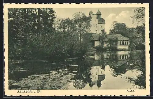 AK Schloss Holte-Stukenbrock, Blick zum Schloss