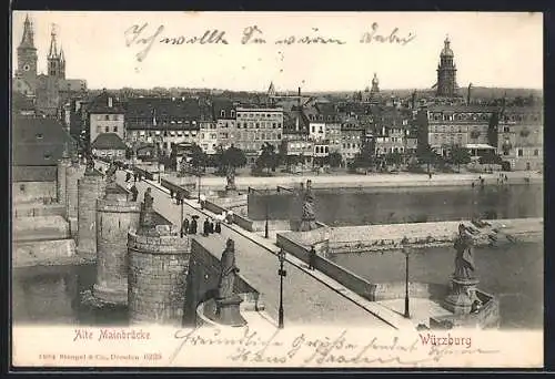 AK Würzburg, Alte Mainbrücke