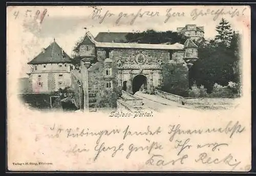 AK Tübingen, Schloss-Portal