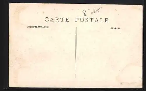 AK Vernegues, 34, Maisons a l`entree de Village, Tremblement de Terre 1909