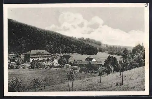 AK Eisenberg /Thür., Hotel Waldhaus Amtsschreibersmühle im Mühltal