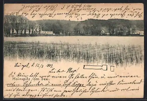 AK Hainspitz am See, Teilansicht