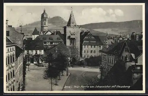 AK Jena, Partie am Johannistor mit Hausberg