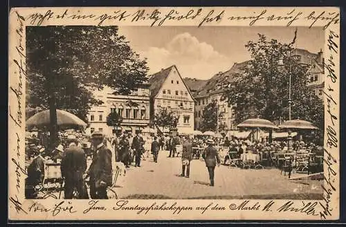 AK Jena, Sonntagsfrühschoppen auf dem Markt