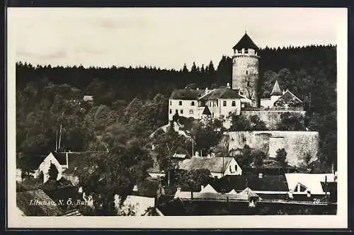 AK Litschau /N. Ö., Blick auf die Burg