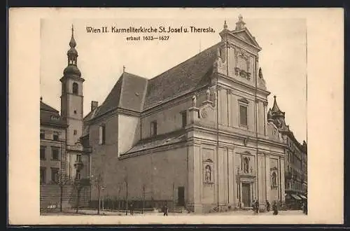 AK Wien, Karmeliterkirche St. Josef u. Theresia, erbaut 1623-1627