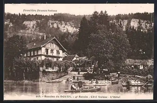 AK Bassin du Doubs, Cote Suisse, L`Hotel