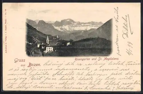 AK Bozen, Rosengarten und St. Magdalena