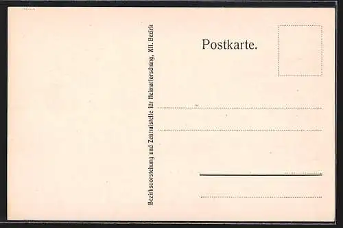 Künstler-AK Wien, Meidling, Moldauerkapelle