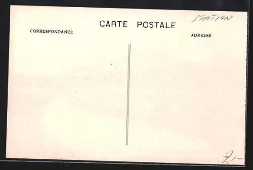 AK Cherbourg, La Gare d`Arrivée et la Montagne du Roule