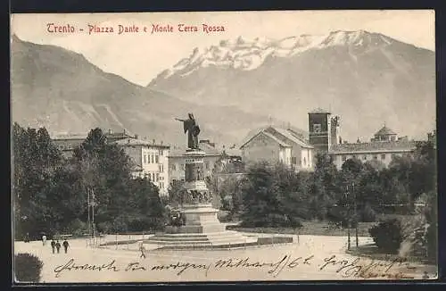 AK Trento, Piazza Dante e Monte Terra Rossa