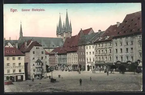 AK Eger, Unterer Marktplatz