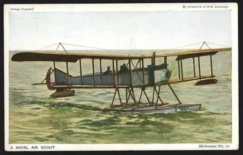 AK A Naval Air Scout, Wasserflugzeug startet zu einem Aufklärungsflug