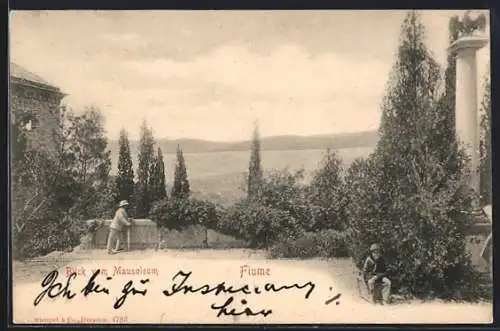 AK Fiume, Blick vom Mausoleum