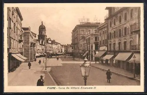 AK Fiume / Rijeka, Corso Re Vittorio Emanuele III