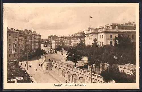 AK Fiume, via Roma