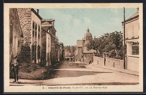 AK Argentré-du-Plessis, La Grande-Rue