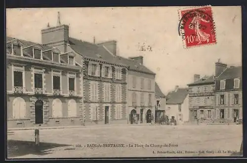 AK Bain-de-Bretagne, La Place du Champ-de-Foire