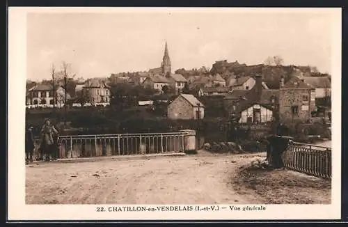 AK Chatillon-en-Vendelais, Vue générale