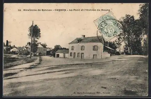 AK Cesson, Le Pont et l`Entrée du Bourg