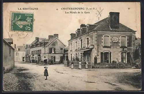 AK Châteaubourg, Les Hôtels de la Gare