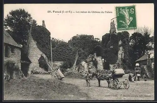 AK Pancé, Les ruines du Château du Frélais