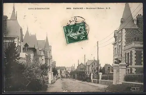 AK Paramé, Boulevard Hébert avec maisons élégantes