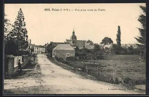 AK Plélan, Vue prise route du Thélin