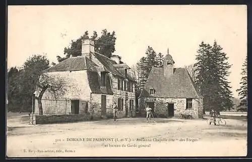 AK Paimpont, Ancienne Chapelle dite des Forges et bureau du Garde général