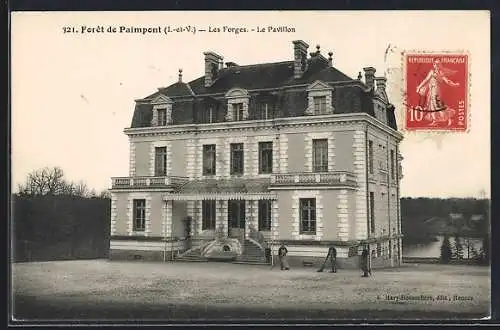 AK Paimpont, Les Forges, Le Pavillon dans la forêt de Paimpont