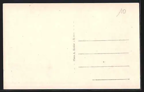 AK Pont-Réan, La Rue Principale avec église et maisons en pierre