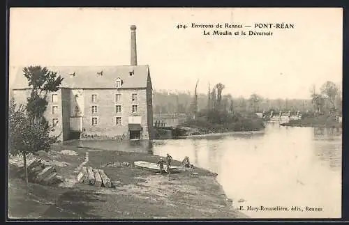 AK Pont-Réan, Le Moulin et le Déversoir