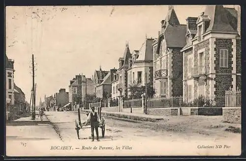 AK Rocabey, Route de Paramé, les Villas