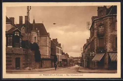 AK Vitré, Rue Chateaubriand et ses bâtiments historiques