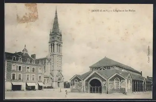 AK Janzé, L`Église et les Halles