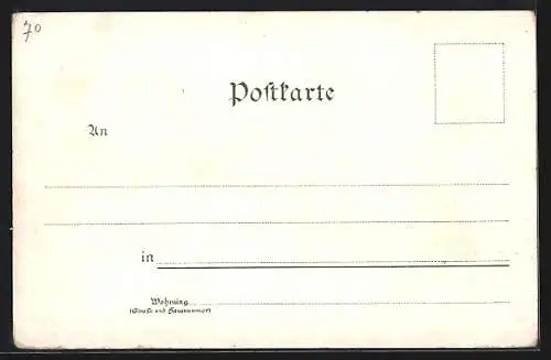 Lithographie Hamburg, Der Segelschiffhafen in bezaubernder Atmosphäre