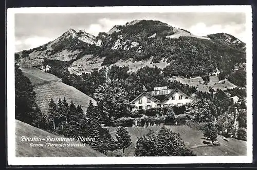 AK Gersau /Vierwaldstättersee, Pension Platten