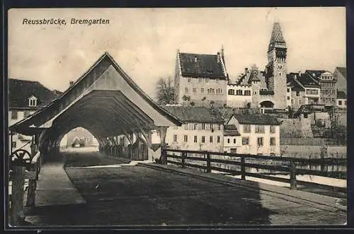 AK Bremgarten /AG, An der Reussbrücke