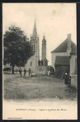 AK Journet /Vienne, Eglise et Lanterne des Morts