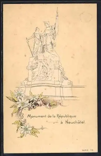 AK Neuchatel, Monument de la République