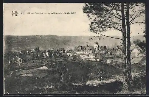 AK Aubazine, Vue Générale du village en Corrèze