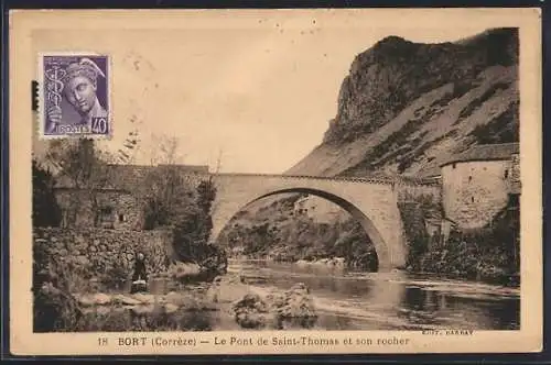 AK Bort, Le Pont de Saint-Thomas et son rocher