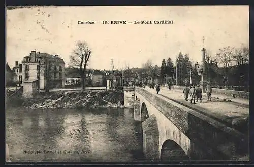 AK Brive, Le Pont Cardinal et la rivière Corrèze