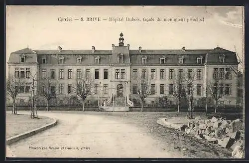 AK Brive, Hôpital Dubois, facade du monument principal