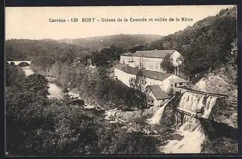 AK Bort, Usines de la Cascade et vallée de la Rhue