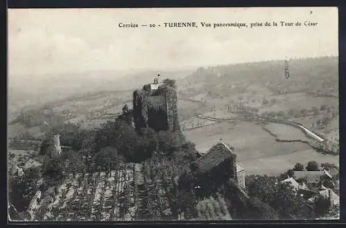 AK Turenne, Vue panoramique prise de la Tour de César