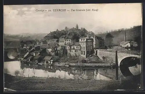 AK Uzerche, Vue Générale (côté Nord)