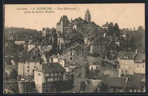 AK Uzerche, Vue Générale prise de Sainte-Eulalie