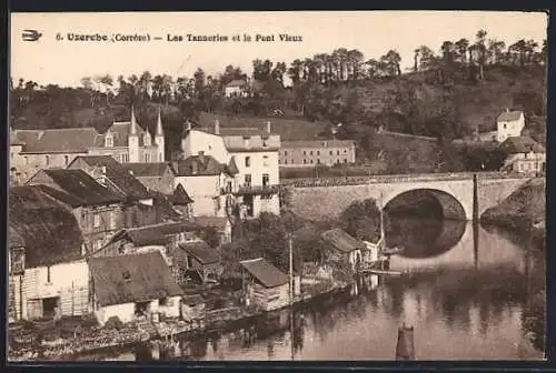 AK Uzerche, Les Tanneries et le Pont Vieux