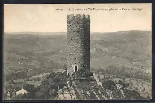 AK Turenne, Vue panoramique, prise de la Tour de l`Horloge